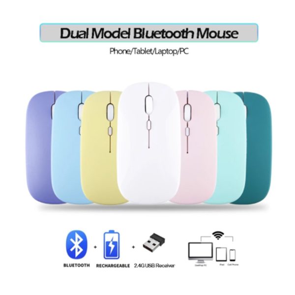 2.4G Wireless Bluetooth Mouse Black